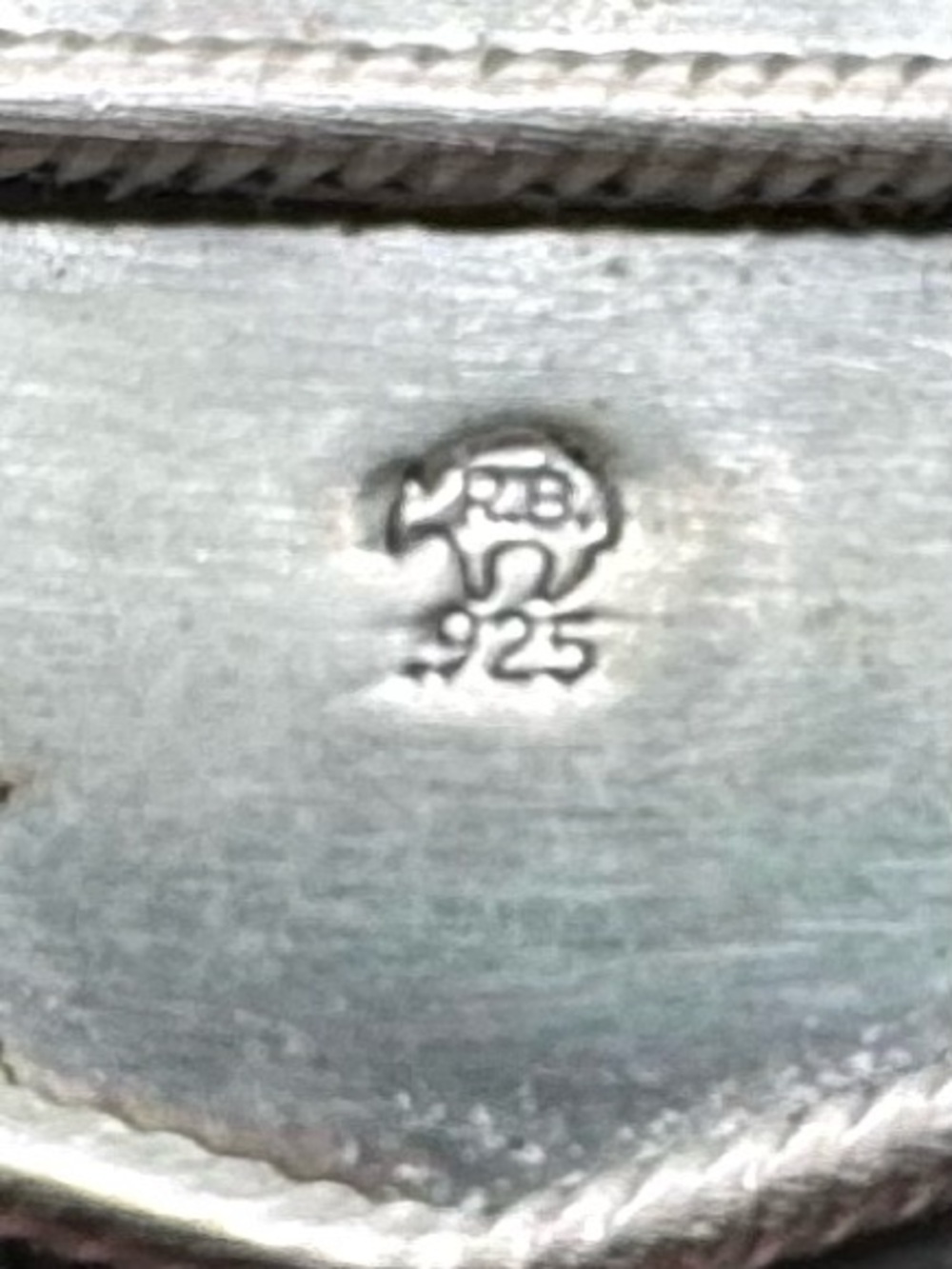 Running Bear Navajo Native American Sterling Silver Turquoise Cuff Bracelet 7" - Picture 7 of 8